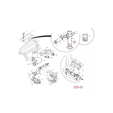 Filtr hydrauliki (hydrauliczny) LINDE SERIA: 359-01