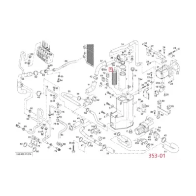 Filtr hydrauliki (hydrauliczny) LINDE SERIA: 353-01