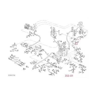 Filtr hydrauliki (hydrauliczny) LINDE SERIA: 353-01