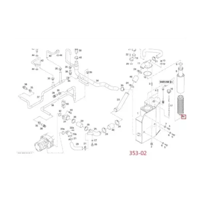 Filtr hydrauliki (hydrauliczny) LINDE SERIA: 353-02