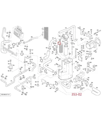 Filtr hydrauliki (hydrauliczny) LINDE SERIA: 353-02