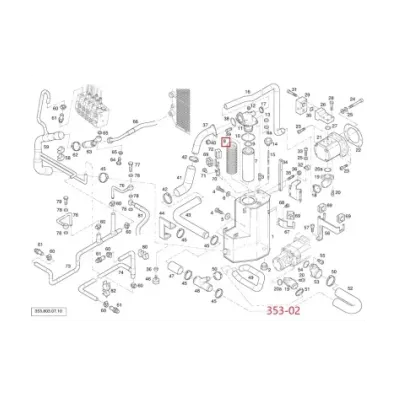 Filtr hydrauliki (hydrauliczny) LINDE SERIA: 353-02