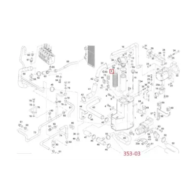 Filtr hydrauliki (hydrauliczny) LINDE SERIA: 353-03