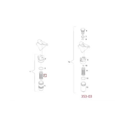 Filtr hydrauliki (hydrauliczny) LINDE SERIA: 353-03