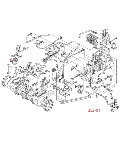 Filtr hydrauliki (hydrauliczny) LINDE SERIA: 352-01