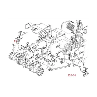 Filtr hydrauliki (hydrauliczny) LINDE SERIA: 352-01
