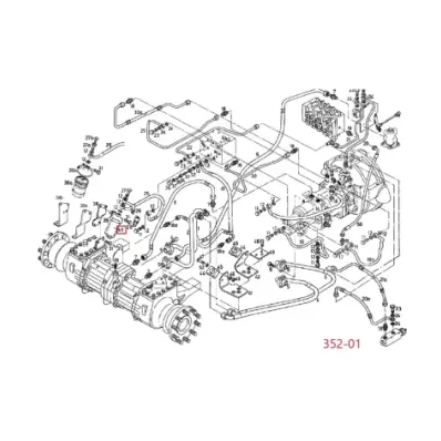 Filtr hydrauliki (hydrauliczny) LINDE SERIA: 352-01