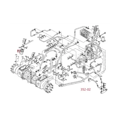 Filtr hydrauliki (hydrauliczny) LINDE SERIA: 352-02