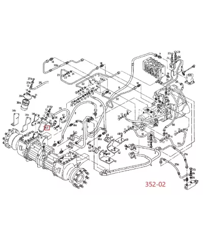 Filtr hydrauliki (hydrauliczny) LINDE SERIA: 352-02