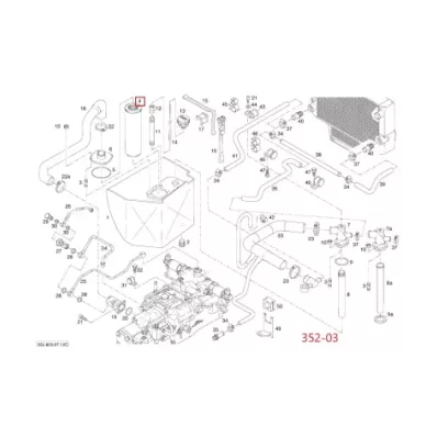 Filtr hydrauliki (hydrauliczny) LINDE SERIA: 352-03
