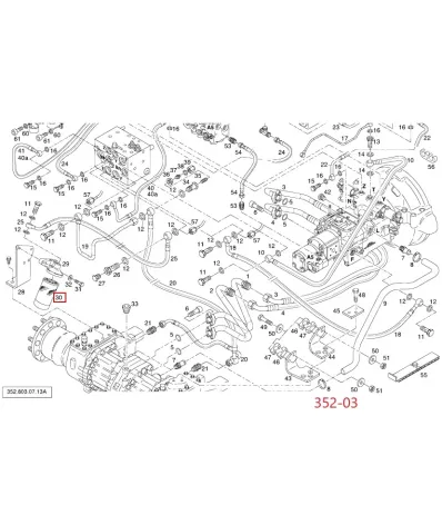 Filtr hydrauliki (hydrauliczny) LINDE SERIA: 352-03