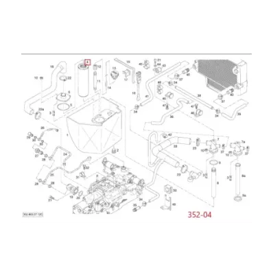 Filtr hydrauliki (hydrauliczny) LINDE SERIA: 352-04