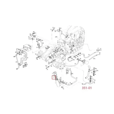 Filtr hydrauliki (hydrauliczny) LINDE SERIA: 351-01