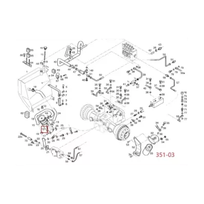 Filtr hydrauliki (hydrauliczny) LINDE SERIA: 351-03
