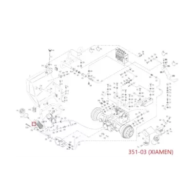 Filtr hydrauliki (hydrauliczny) LINDE SERIA: 351-03 (Xiamen)