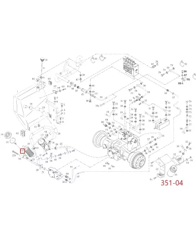 Filtr hydrauliki (hydrauliczny) LINDE SERIA: 351-04