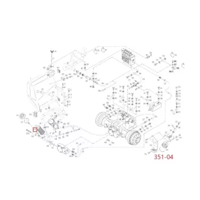 Filtr hydrauliki (hydrauliczny) LINDE SERIA: 351-04