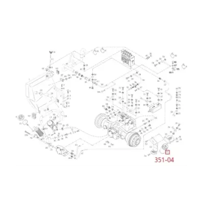 Filtr hydrauliki (hydrauliczny) LINDE SERIA: 351-04