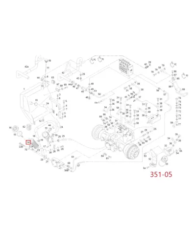 Filtr hydrauliki (hydrauliczny) LINDE SERIA: 351-05