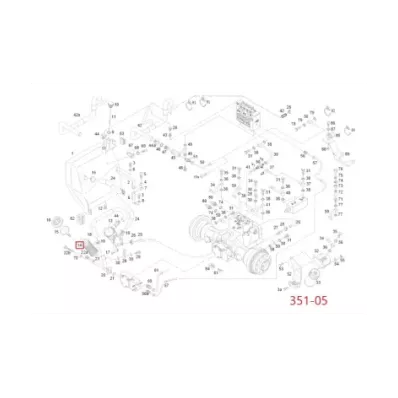 Filtr hydrauliki (hydrauliczny) LINDE SERIA: 351-05
