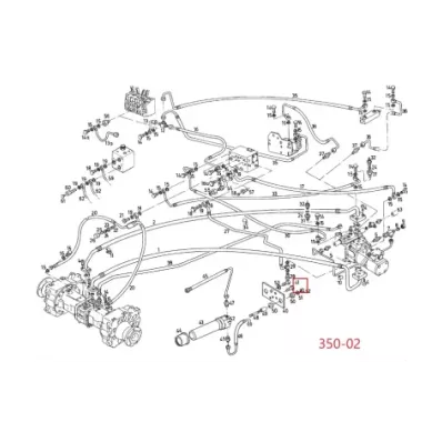Filtr hydrauliki (hydrauliczny) LINDE SERIA: 350-02 (od: 02.1993r.)