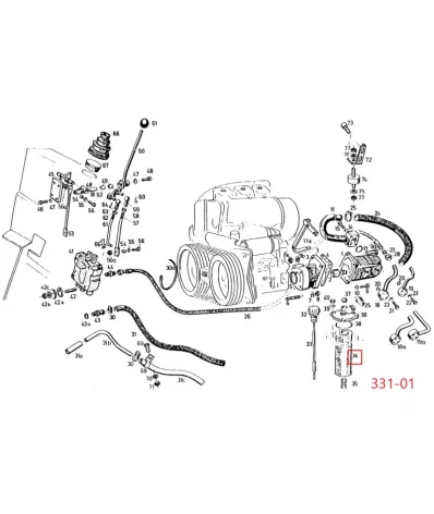 Filtr hydrauliki (hydrauliczny) LINDE SERIA: 331-01