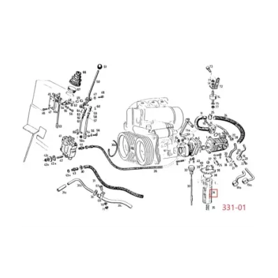 Filtr hydrauliki (hydrauliczny) LINDE SERIA: 331-01