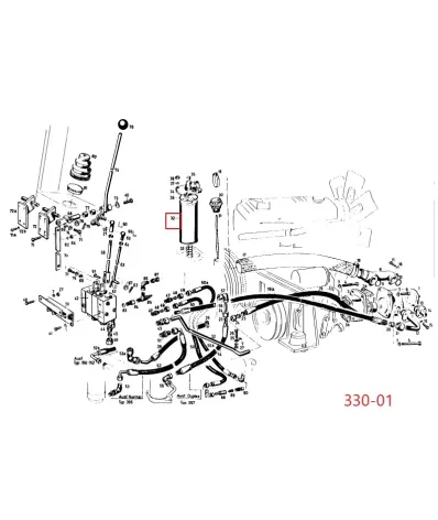 Filtr hydrauliki (hydrauliczny) LINDE SERIA: 330-01