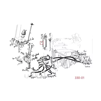 Filtr hydrauliki (hydrauliczny) LINDE SERIA: 330-01
