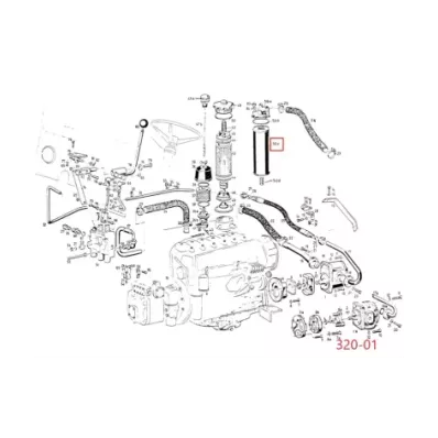 Filtr hydrauliki (hydrauliczny) LINDE SERIA: 320-01