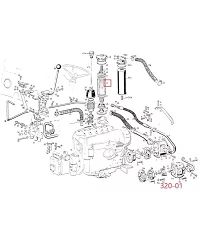 Filtr hydrauliki (hydrauliczny) LINDE SERIA: 320-01