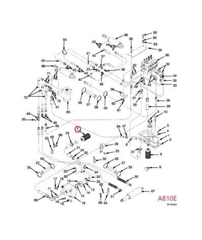 Filtr hydrauliki (hydrauliczny) YALE SERIA: (A810)