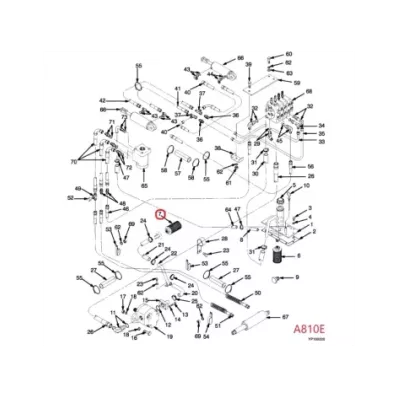 Filtr hydrauliki (hydrauliczny) YALE SERIA: (A810)