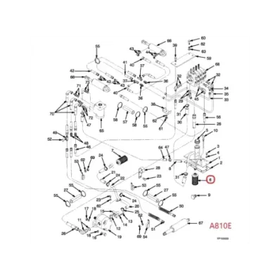 Filtr hydrauliki (hydrauliczny) YALE SERIA: (A810)