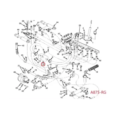 Filtr hydrauliki (hydrauliczny) YALE SERIA: (A875)
