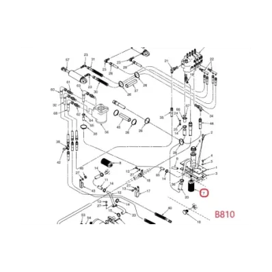 Filtr hydrauliki (hydrauliczny) YALE SERIA: (B810)