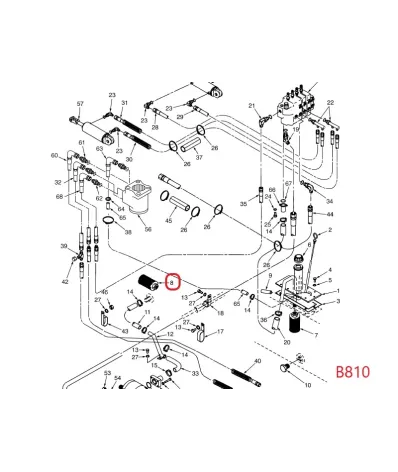 Filtr hydrauliki (hydrauliczny) YALE SERIA: (B810)