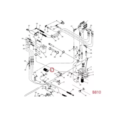 Filtr hydrauliki (hydrauliczny) YALE SERIA: (B810)