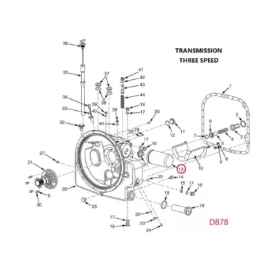  skrzyni) YALE SERIA: (D878) - THREE SPEED